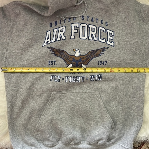 United States Air Force Hooded Sweatshirt Unisex Size M - Picture 5 of 8